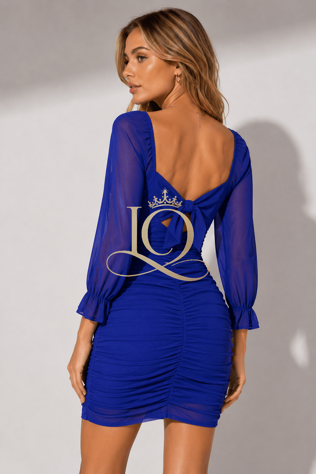 Royal Ruched Mini — Sovereign Cobalt — view 2