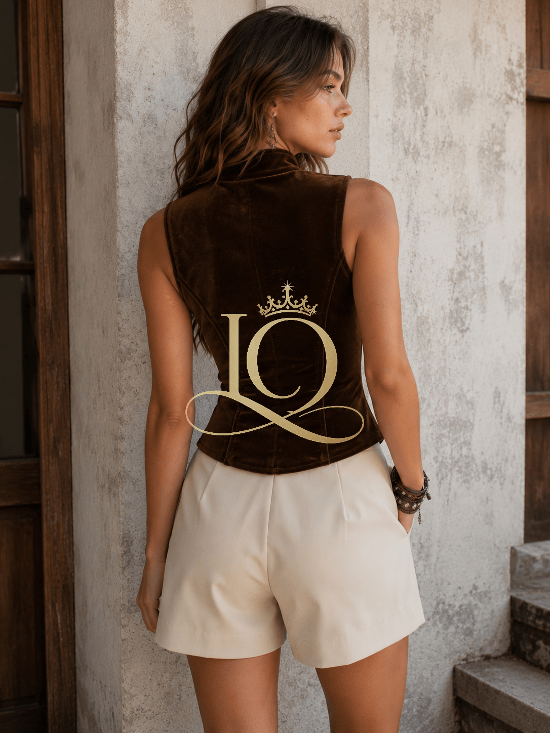 Velvet Sovereign Vest — Espresso Noir — view 2